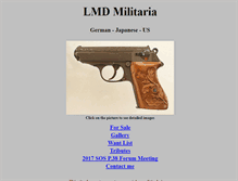 Tablet Screenshot of lmd-militaria.com